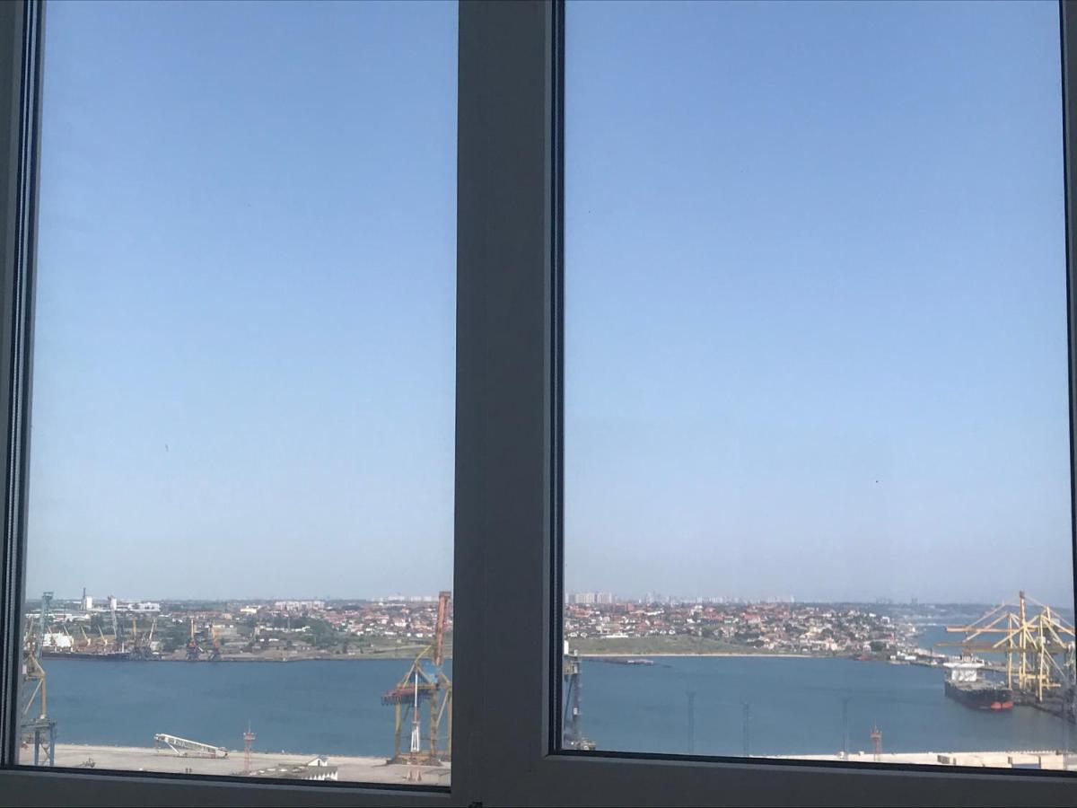 Flat with the sea view Apartment Chornomorsk Exterior photo